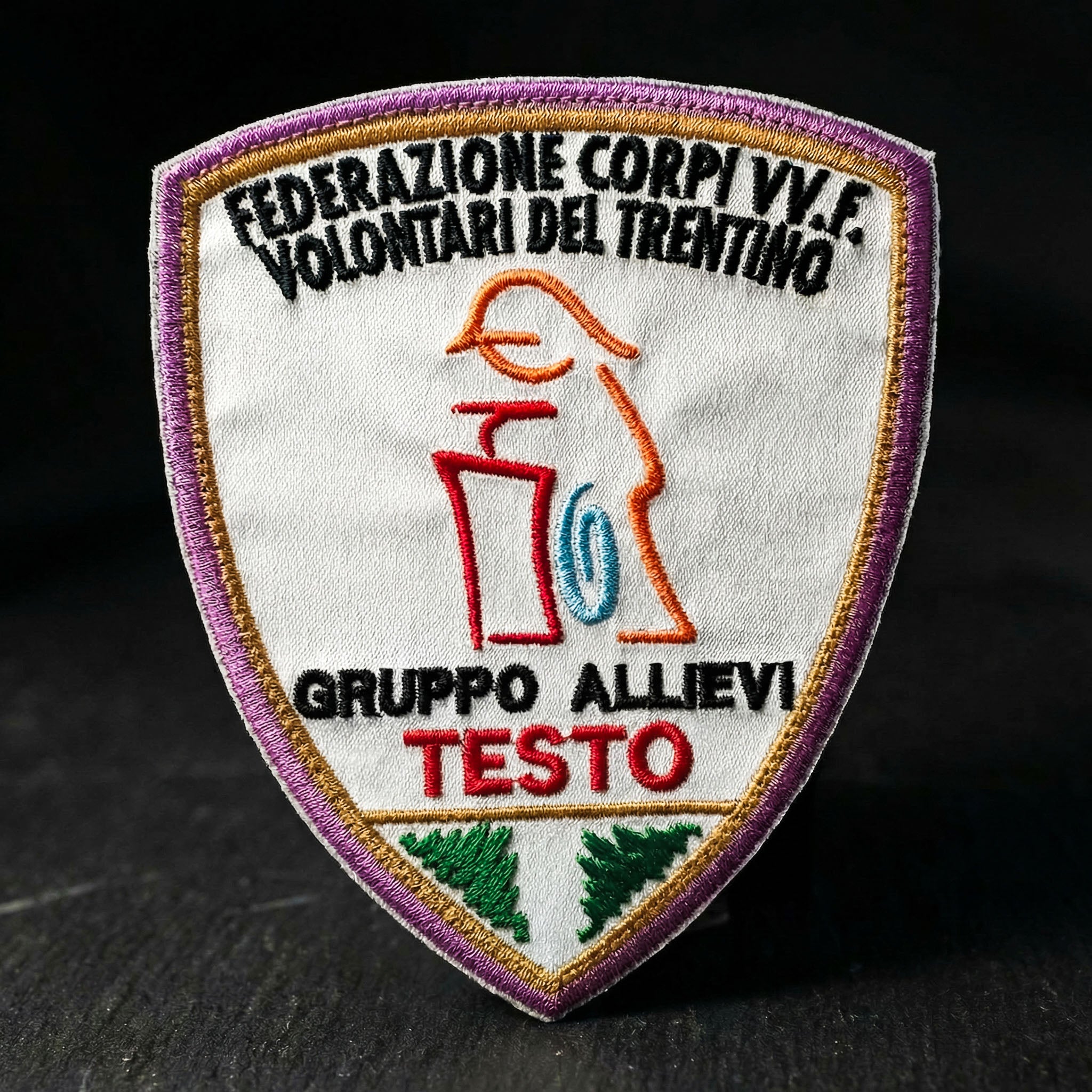Toppa ricamata da spalla personalizzata - Allievi