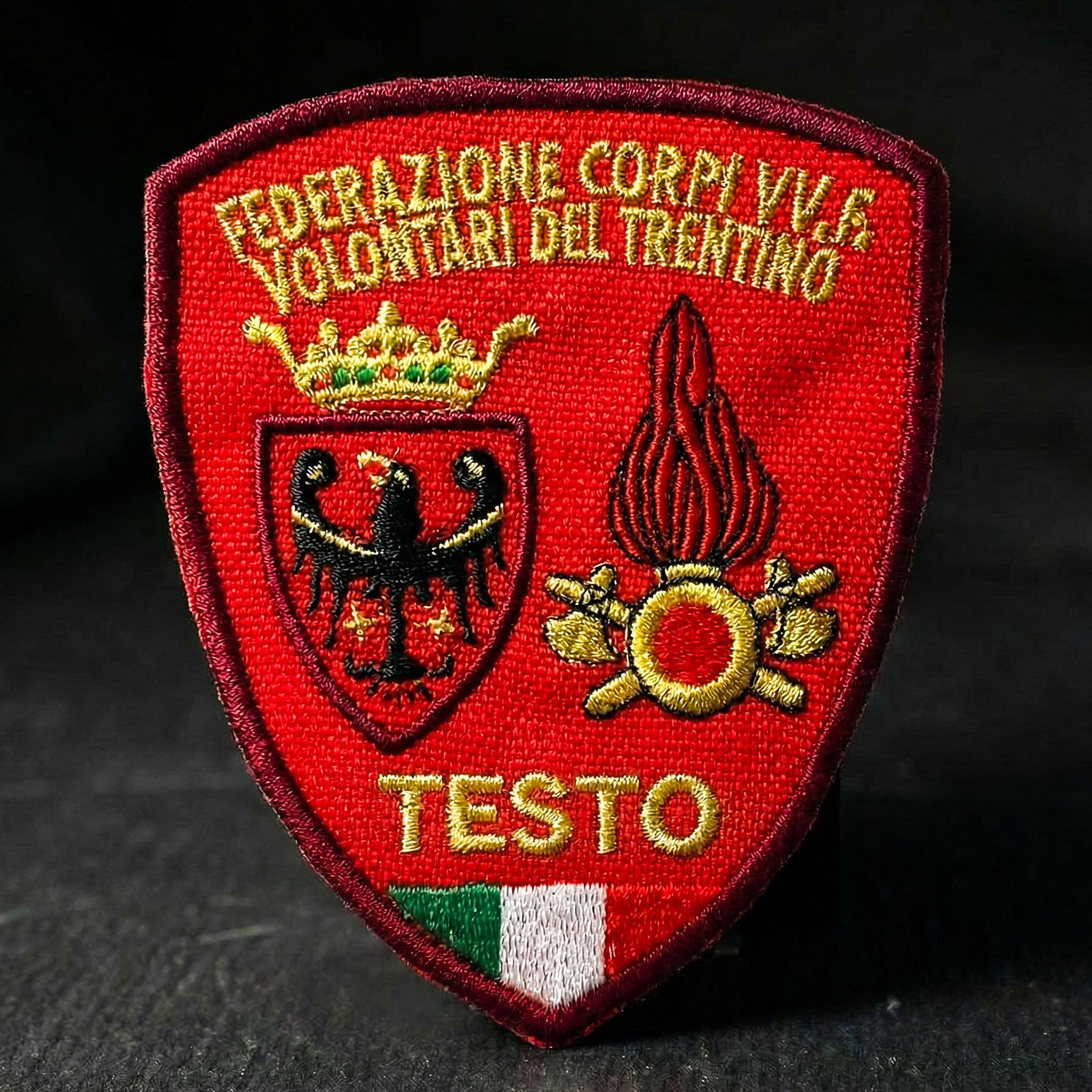 Toppa ricamata da spalla personalizzata