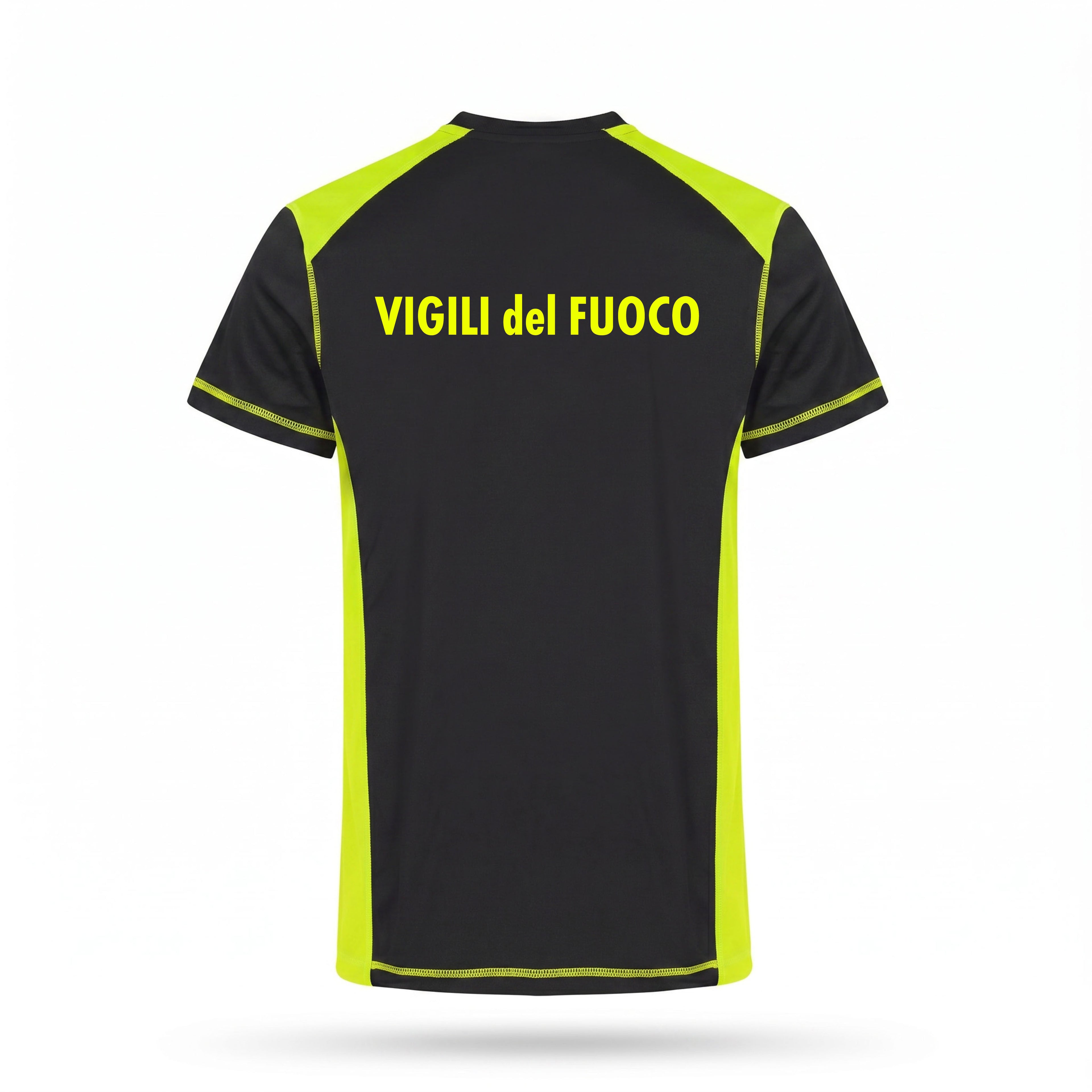 T-shirt con inserti fluo - personalizzabile