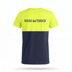 T-shirt bicolore fluo - personalizzabile