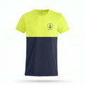 T-shirt bicolore fluo - personalizzabile