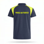 Polo con inserti fluo - personalizzabile