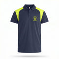 Polo con inserti fluo - personalizzabile