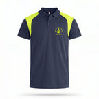 Polo con inserti fluo - personalizzabile